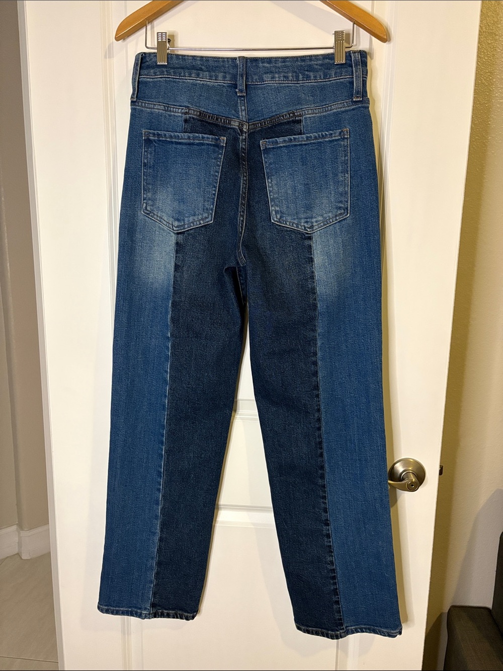 Kut from the Kloth Sienna Wide Leg Jeans Two Tone Size 4 - Picture 8 of 10
